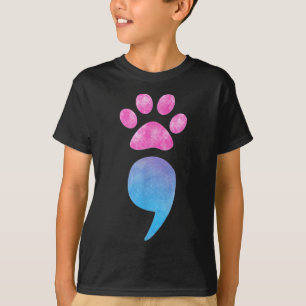 Suicide Prevention Awareness Dog Paw Dog Mum Dog D T-Shirt