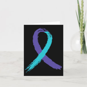 Suicide Prevention Awareness Grandpa Usa Flag Byck Card