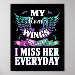 Suicide Prevention Awareness I Miss My Mum Everyda Poster