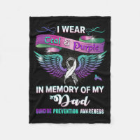 Suicide Prevention Awareness I Wear Teal & Pur