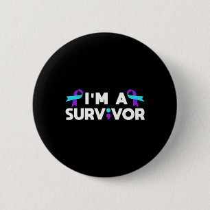 Suicide Prevention Awareness Im A Survivor  6 Cm Round Badge