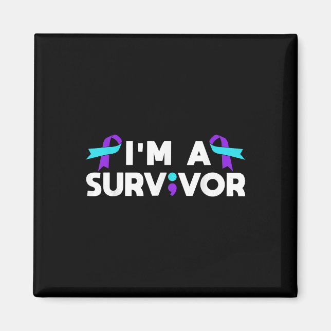 Suicide Prevention Awareness Im A Survivor  Magnet (Front)