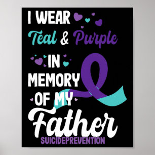 Suicide Prevention Awareness In Memory Of Father  Poster