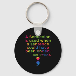Suicide Prevention Awareness Mental Health Depress Key Ring