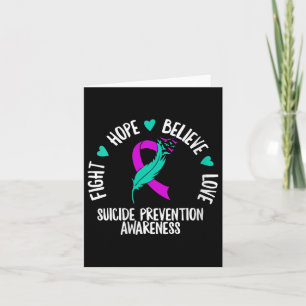 Suicide Prevention Awareness Mental Health Suicide Card