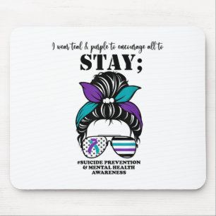 Suicide Prevention Awareness Mental Health Support Mouse Pad