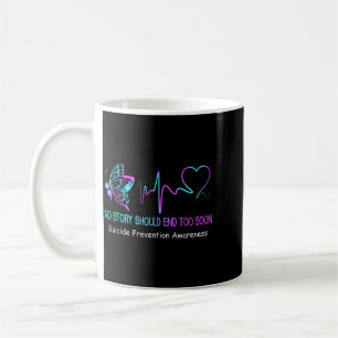 Suicide Prevention Awareness Month Gift Butterfly Coffee Mug