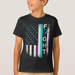 Suicide Prevention Awareness Month Us American Fla T-Shirt