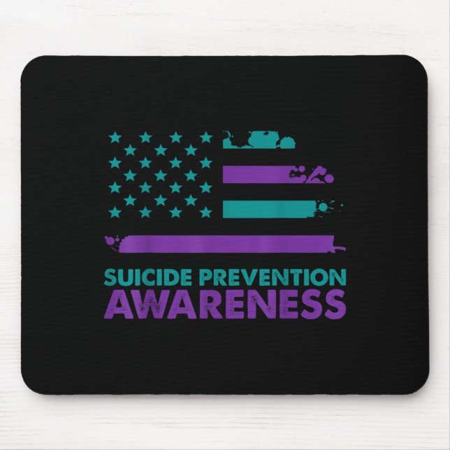 Suicide Prevention Awareness Mouse Pad (Front)
