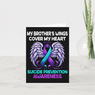Suicide Prevention Awareness My Brothers Cover My  Card