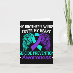 Suicide Prevention Awareness My Brothers Cover My Card
