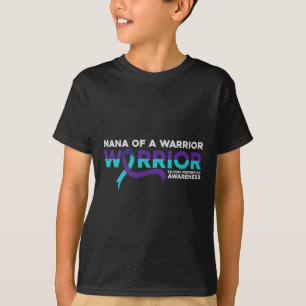 Suicide Prevention Awareness Nana Of A Warrior T-Shirt