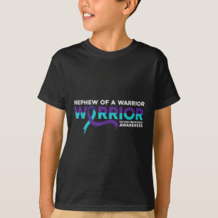 Suicide Prevention Awareness Nephew Of A Warrior T-Shirt
