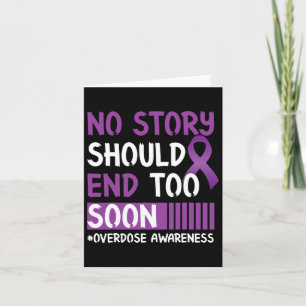 Suicide Prevention Awareness No Story Should End T Card