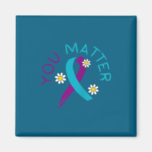 Suicide Prevention Awareness Person Behind Me (2 S Magnet