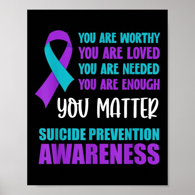 Suicide Prevention Awareness  Poster (Front)