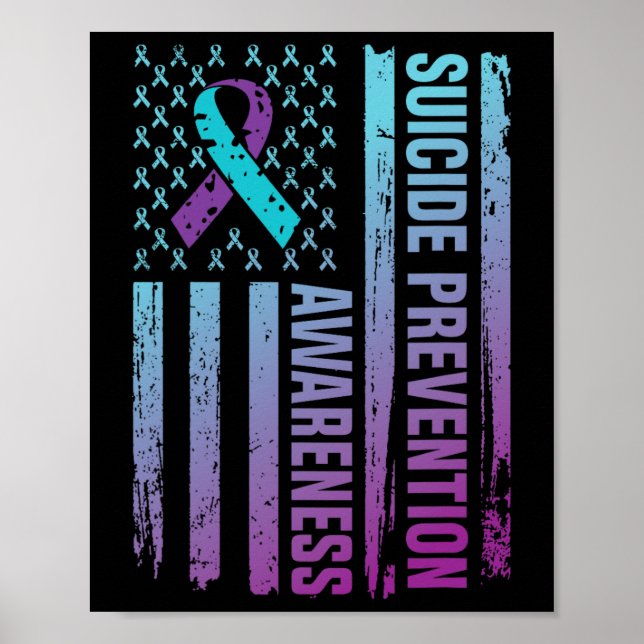 Suicide Prevention Awareness Prevention Suicide Us Poster (Front)