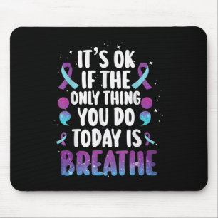 Suicide Prevention Awareness Purple And Teal 6 Mouse Pad