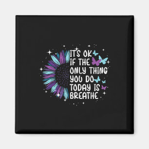 Suicide Prevention Awareness Purple And Teal Magnet