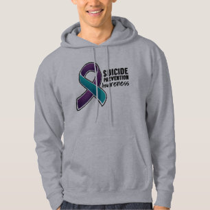 Suicide Prevention Awareness Quote Collage Hoodie