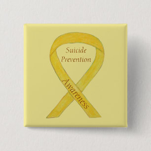 Suicide Prevention Awareness Ribbon Custom Pins