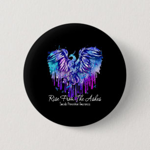 Suicide Prevention Awareness Rise From -phoenix -  6 Cm Round Badge
