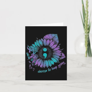 Suicide Prevention Awareness Shirt Choose To Keep Card