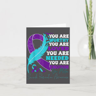 Suicide Prevention Awareness Sitive Motivational S Card