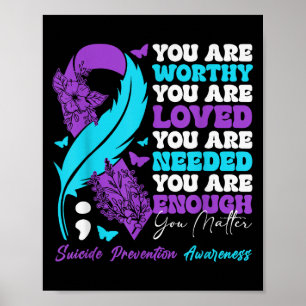 Suicide Prevention Awareness Sitive Motivational S Poster