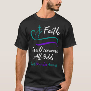 Suicide Prevention Awareness Support Christian Cro T-Shirt