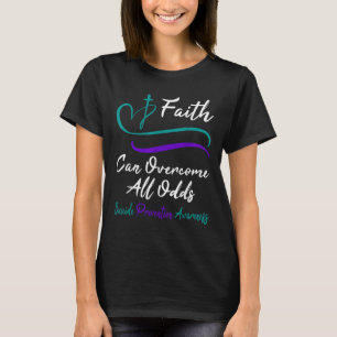 Suicide Prevention Awareness Support Christian Cro T-Shirt