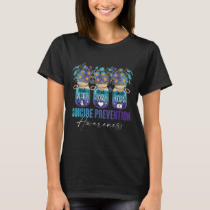 Suicide Prevention Awareness Survivor Fighter Flow T-Shirt