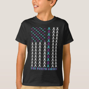 Suicide Prevention Awareness Survivor Support Amer T-Shirt