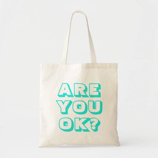 suicide prevention awareness T-Shirt Tote Bag (Front)