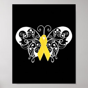 Suicide Prevention Awareness T Shirt Yellow Ribbon Poster