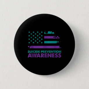 Suicide Prevention Awareness Tank Top  6 Cm Round Badge