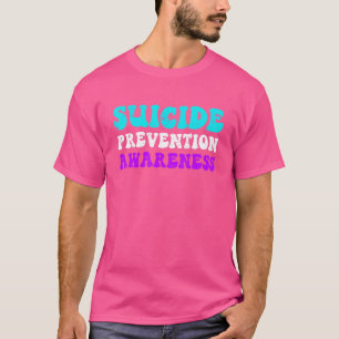 Suicide Prevention Awareness Teal And Purple Mens T-Shirt