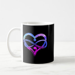 Suicide Prevention Awareness Teal Purple For Men Coffee Mug