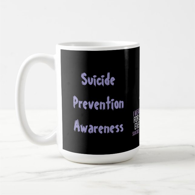 Suicide Prevention Awareness Together for Help Coffee Mug (Left)