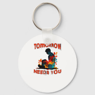 Suicide Prevention Awareness Tomorrow Needs You St Key Ring