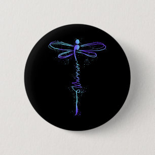 Suicide Prevention Awareness Warrior Teal Purple D 6 Cm Round Badge