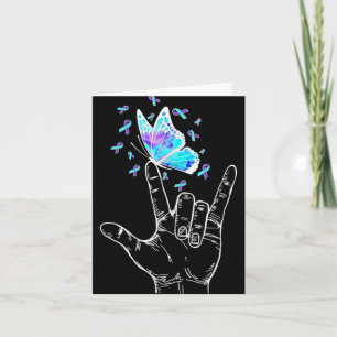 Suicide Prevention Awareness Week Butterfly Love H Card