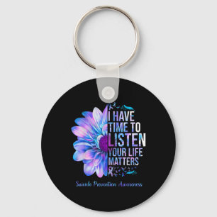 Suicide Prevention Awareness Week I Have Time To L Key Ring