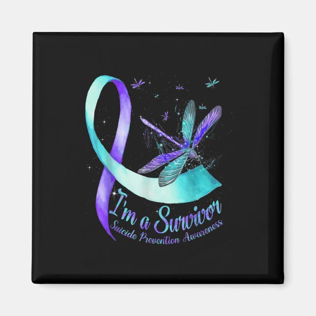Suicide Prevention Awareness Week Im A Survivor Dr Magnet (Front)