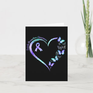 Suicide Prevention Awareness Week Warrior Butterfl Card