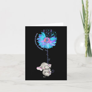 Suicide Prevention Awareness You Sunflower Ribbon  Card