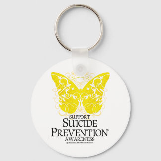 Suicide Prevention Butterfly Key Ring