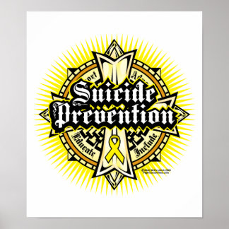 Suicide Prevention Celtic Cross Poster