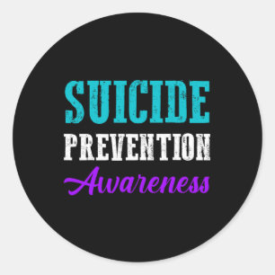 Suicide Prevention Day Suicide Awareness  Classic Round Sticker