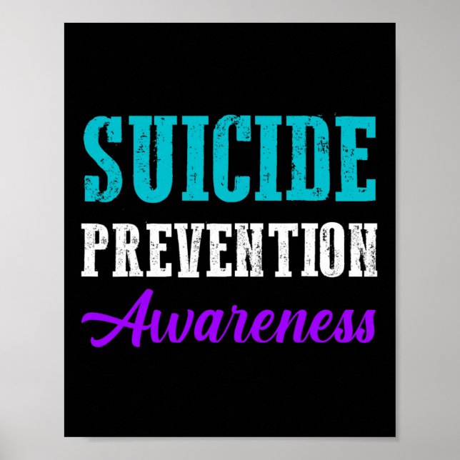 Suicide Prevention Day Suicide Awareness  Poster (Front)